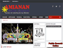Tablet Screenshot of amiananbalitangayon.com